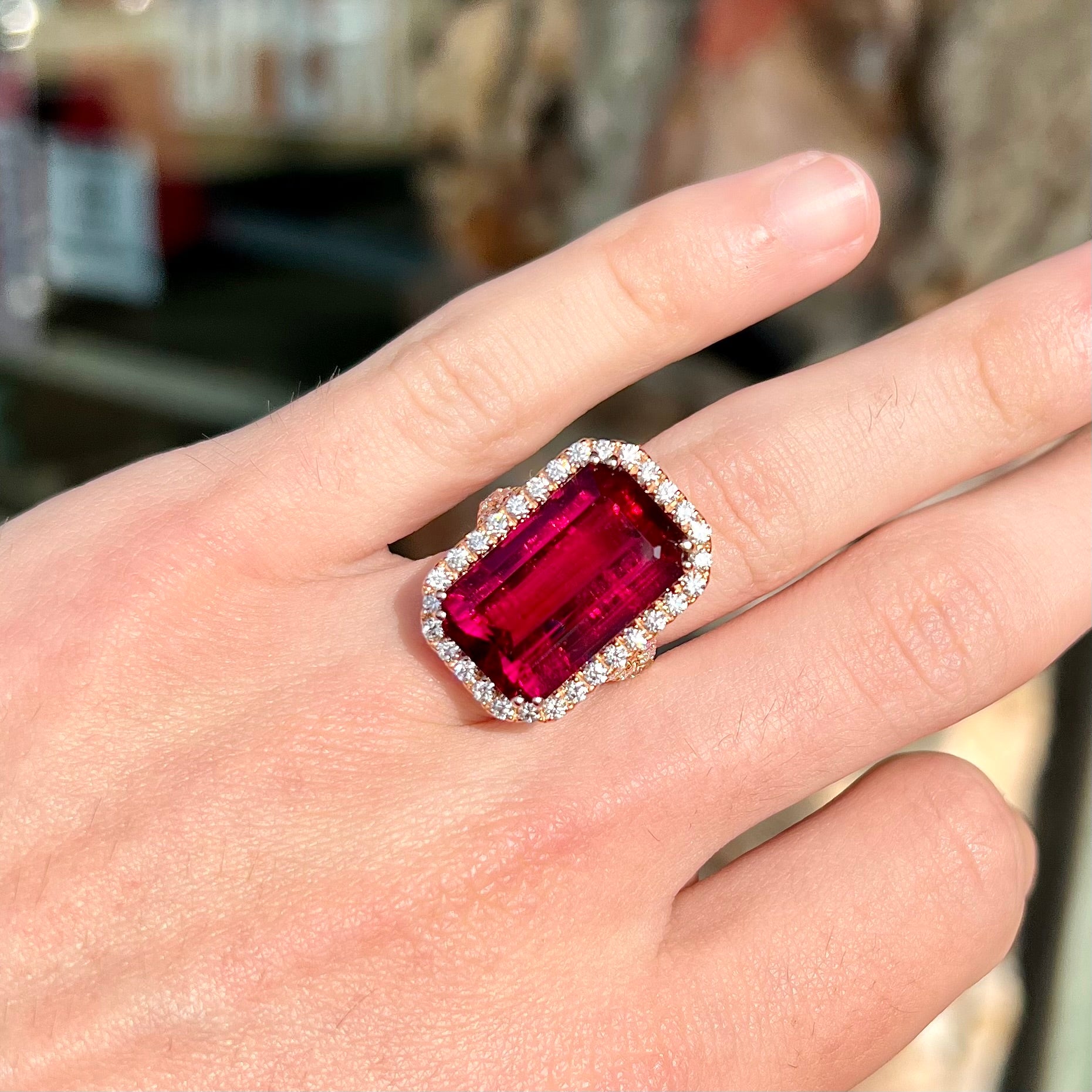 Rubellite ring sale