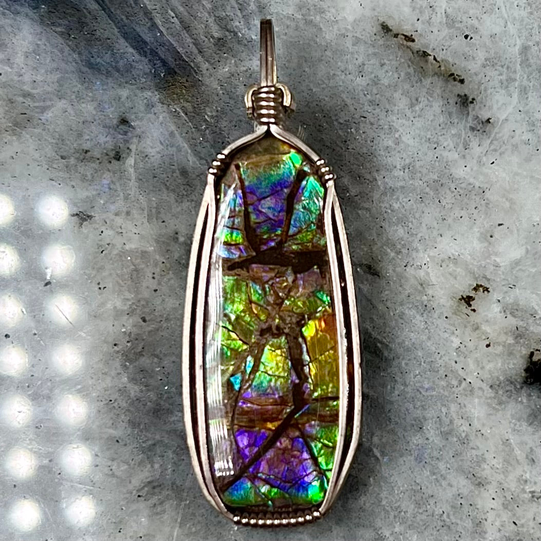 Flashy Ammolite Fire Ammolite Gemstone Pair, Polished Ammolite Gemstone, Healing Crystal, Wire Wrapping Jewelry, Gemstone For Making outlet Jewelry