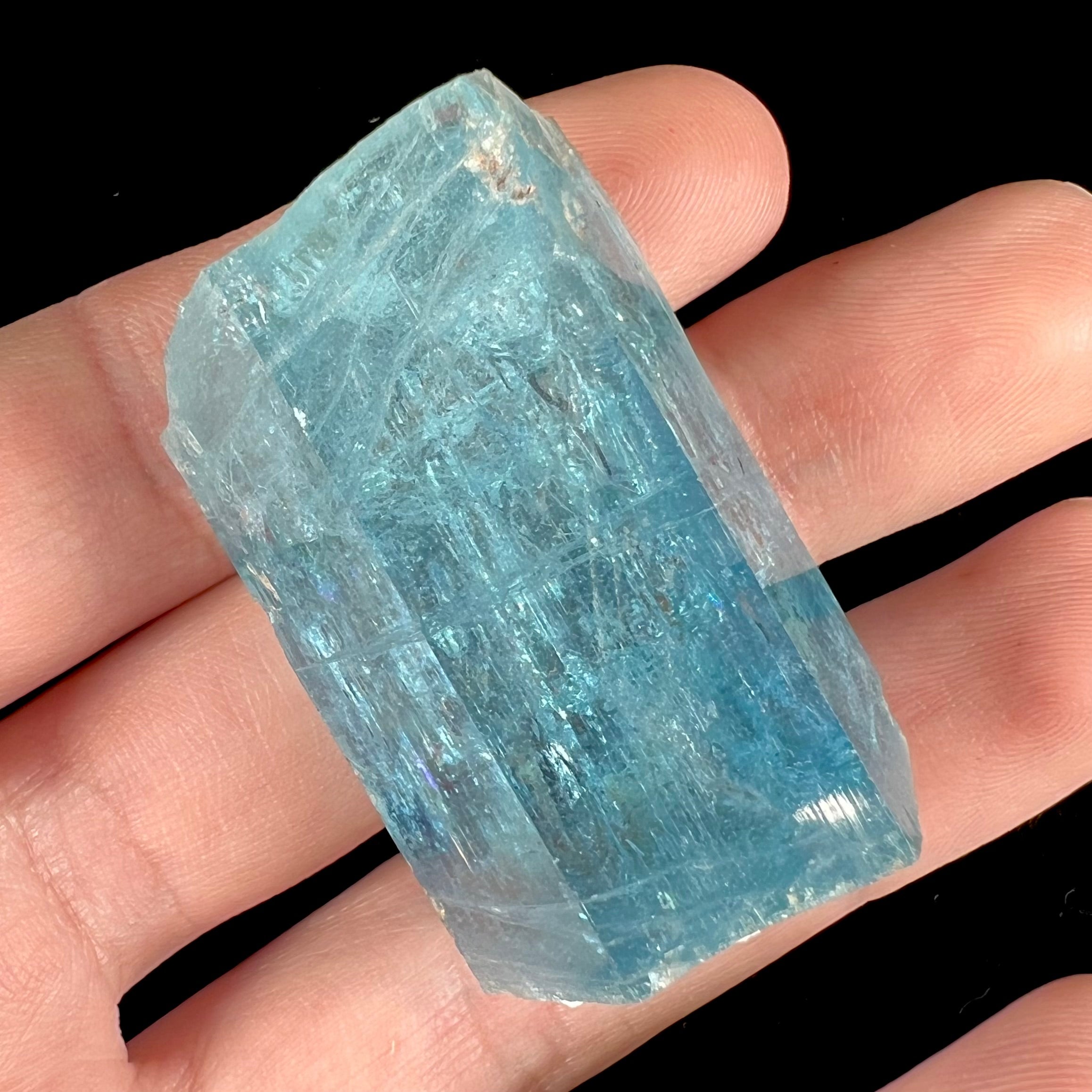 39.79g Vietnamese Aquamarine Crystal, AAA Color | Burton's ...